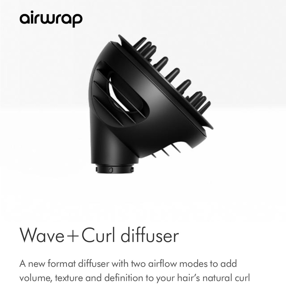 NIB Dyson airwrap diffuser attachment
